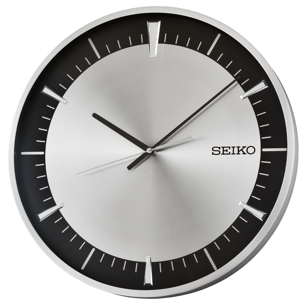 Seiko Timeless Aluminium Wall Clock | Seiko Clocks Official UK Online Store